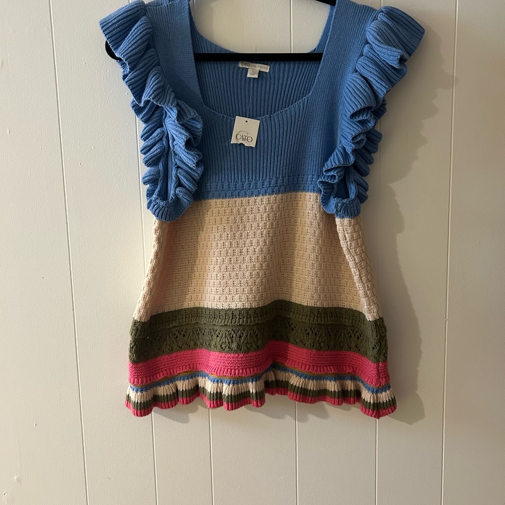 Cato Blue Knit Sweater